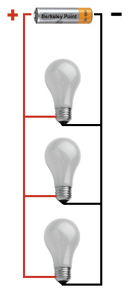 wiring multiple lights in parallel