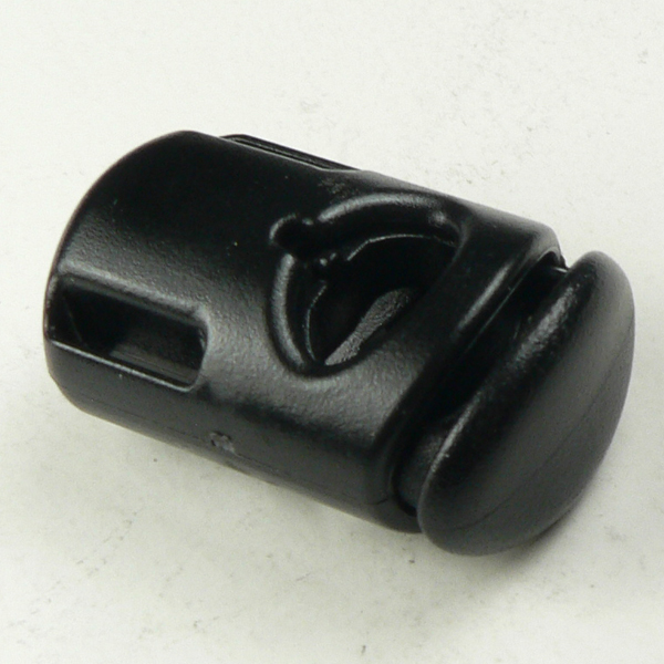 1 Black, Cord Lock, Plastic, #C-1747